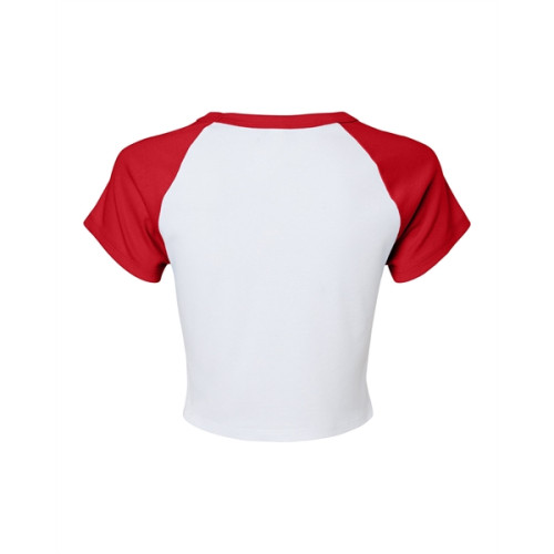 Ladies' Micro Ribbed Raglan Baby Tee