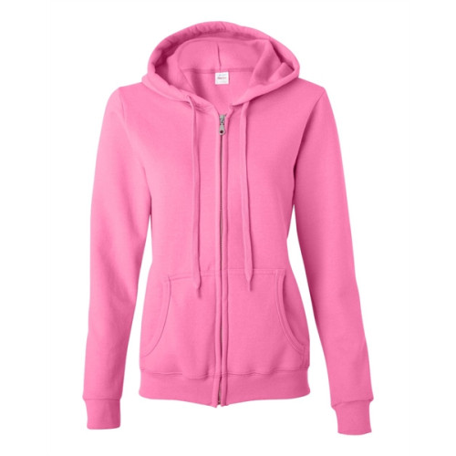 Gildan women's full hot sale zip fleece hoodie