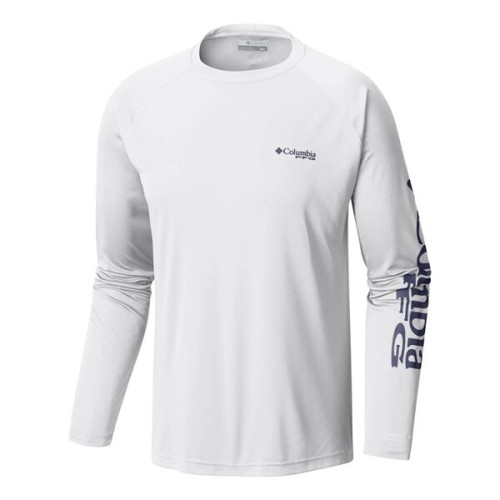 COLUMBIA Performance Fishing Gear size XL white long sleeved shirt