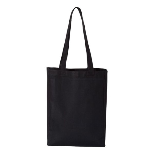 Q-Tees 12L Gussetted Shopping Bag | EverythingBranded USA