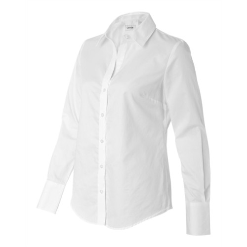 Calvin Klein Pure Poplin Shirt in White
