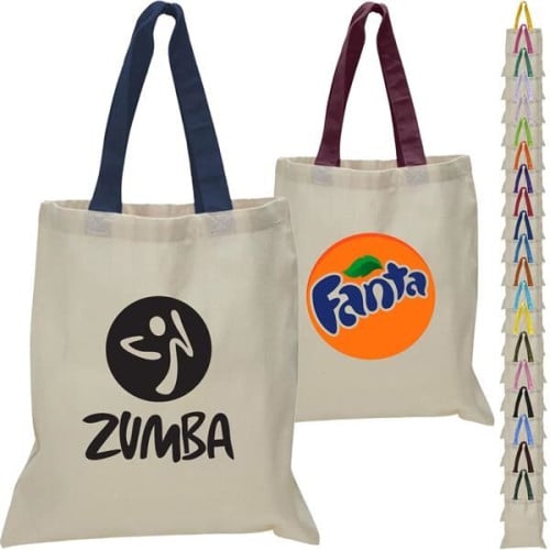 Tote bag with outlet strong handles