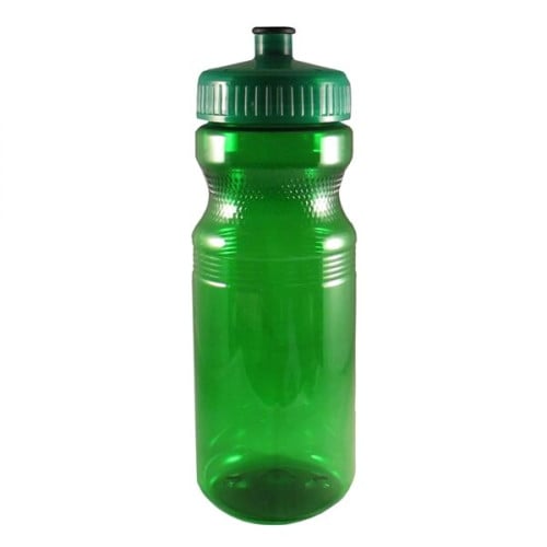 Poly PET 24 oz. Bike Style Sports Bottle with Push Pull Lid ...