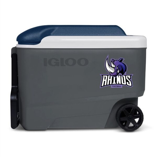 Igloo Maxcold 40 Quart Roller Cooler (Carbonite-Aegean Sea ...