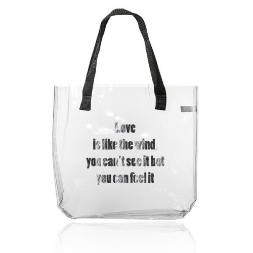 Clear plastic tote discount bags