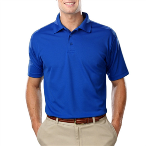 blue generation wicking polo