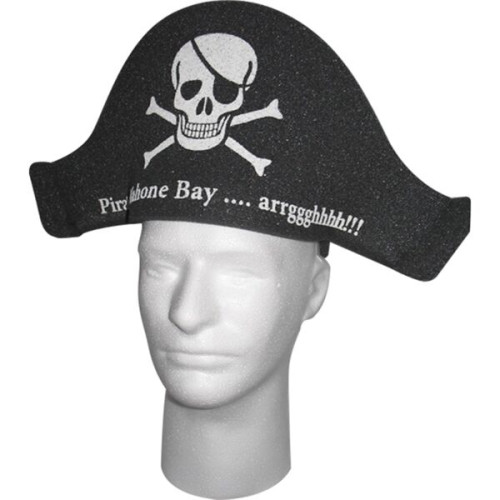 KING OPS PIRATE BLACK FOAM HAT