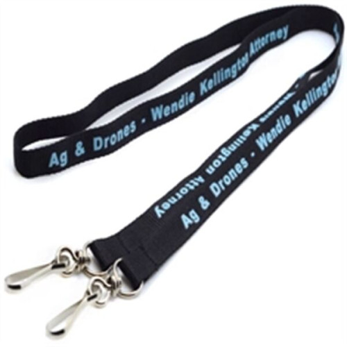 Custom Open Ended Lanyards, keeps badge facing forward