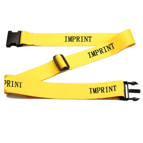 Custom printed luggage clearance straps