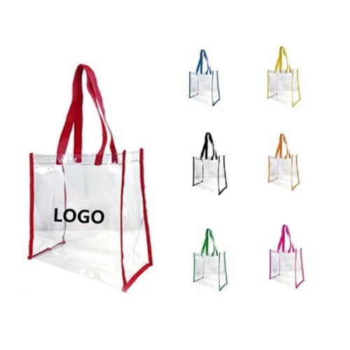 Branded cheap clear bags