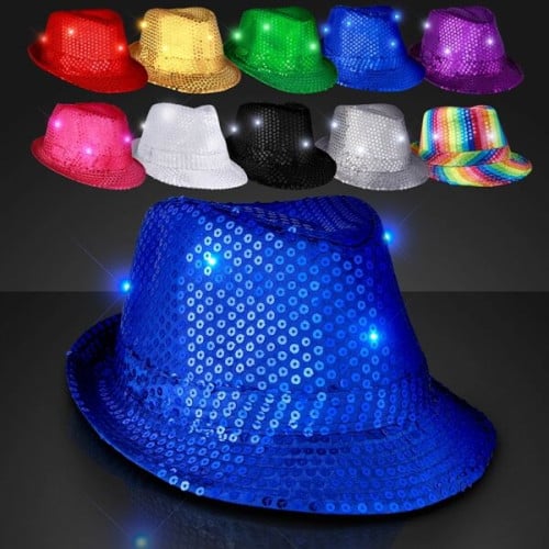 Hat with flashing clearance light