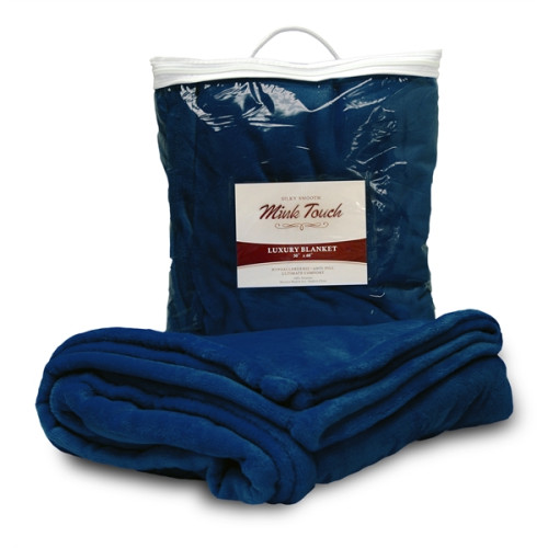 Branded discount throw blanket