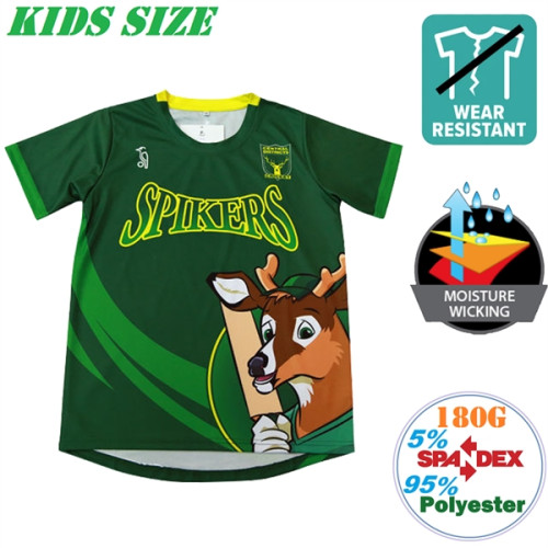 180G Kids Round Neck T shirts Full Bleed Custom Sublimation